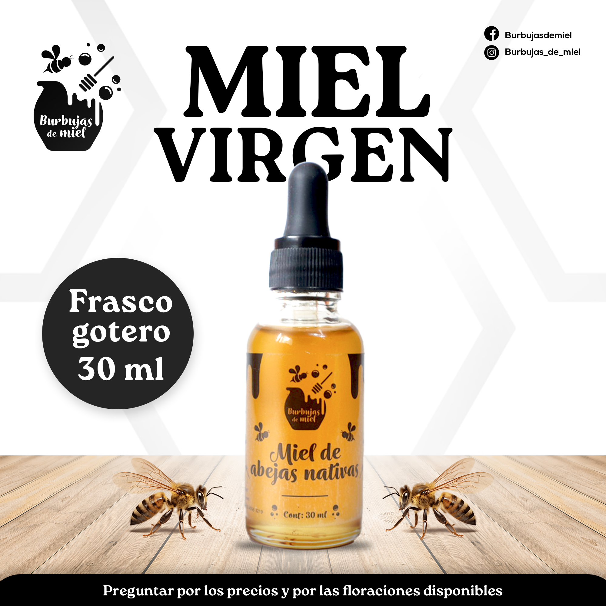 Miel virgen melipona